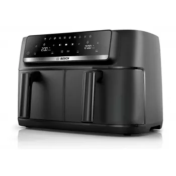 Fritadeira de ar quente com cesto duplo Bosch Serie 4 MAFD440B7, 9 L, 2500 W, preto