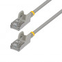 Cabo de rede Cat6a U/FTP Slim RJ45 StarTech, 0,5 m, cinzento