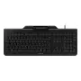 Teclado com fios Cherry SMART BOARD 1150 com leitor de smartcard, USB, layout alemão (QWERTZ), preto