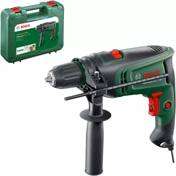 Berbequim de percussão Bosch UniversalImpact 7500, 750 W, verde/preto, com mala (0603313401)