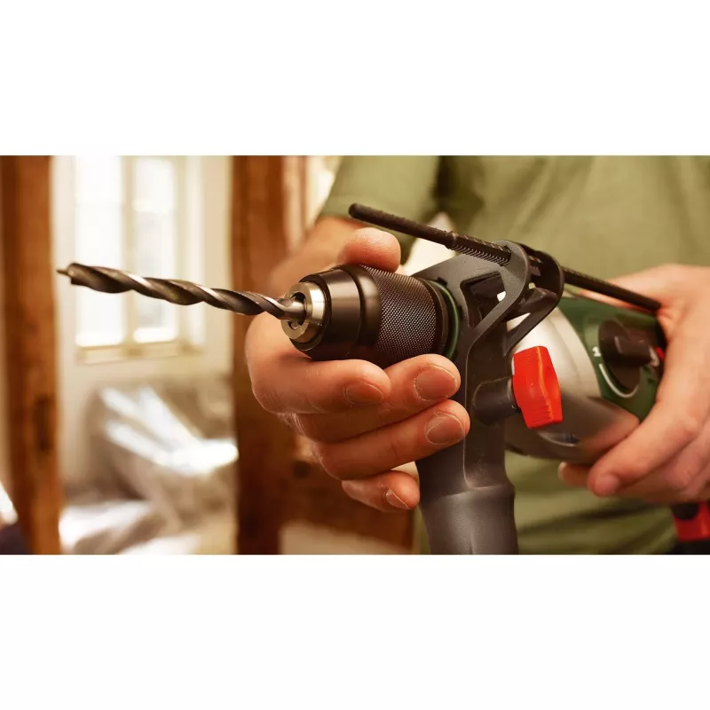 Berbequim de percussão Bosch UniversalImpact 7500, 750 W, verde/preto, com mala (0603313401)