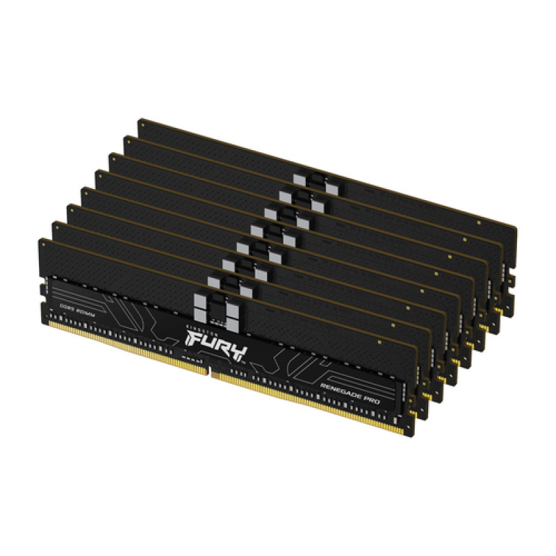 Kingston FURY Renegade Pro 256GB (8x32GB) DDR5-6400 CL32 ECC Registered kit de memória