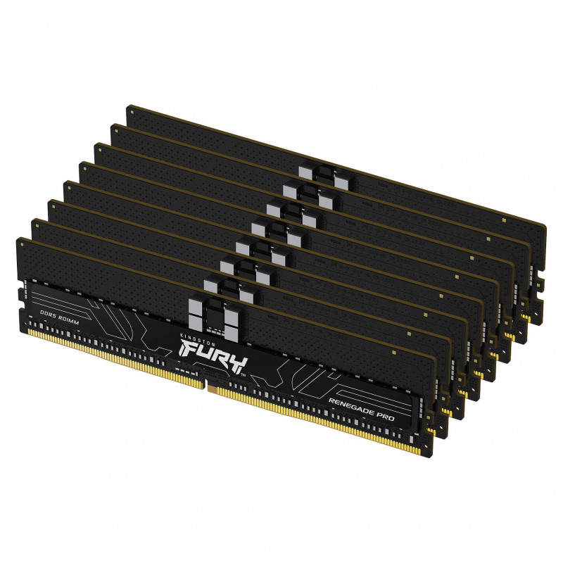 Kingston FURY Renegade Pro 256GB (8x32GB) DDR5-6400 CL32 ECC Registered kit de memória