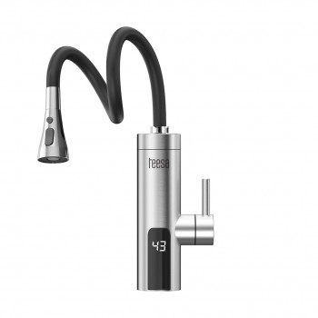 Teesa TSA4107 Termoacumulador torneira de cozinha com bica flexível, metal