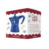 Bialetti Candyland Moka Express 3TZ Cafeteira manual, 150 ml, azul