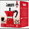 Bialetti Candyland Moka Express 3TZ Cafeteira manual, 150 ml, vermelho
