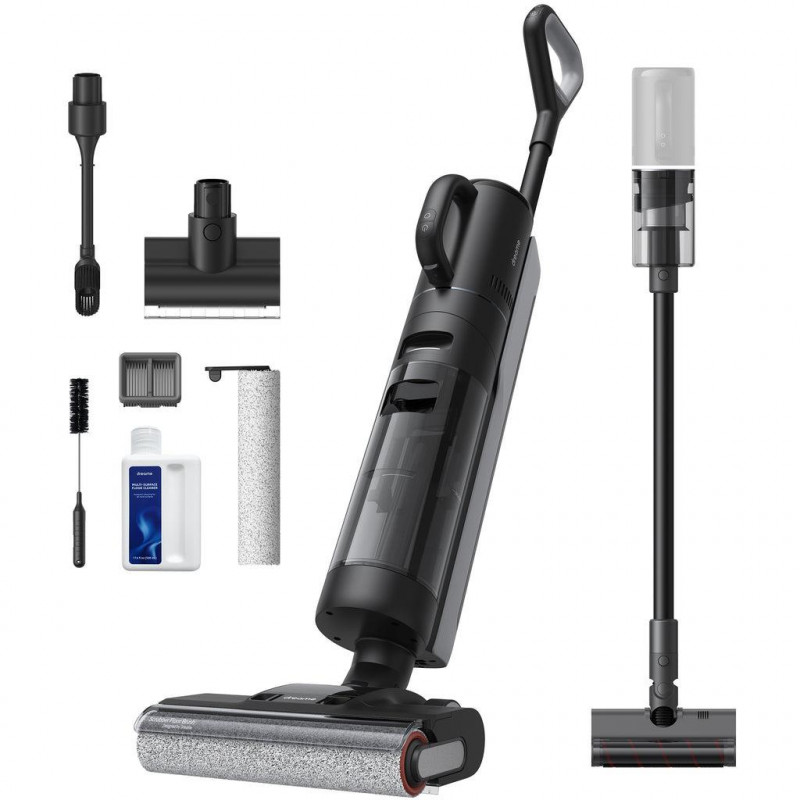 Dreame G12 Dual Aspirador vertical 5 em 1 húmido e seco, 28000 Pa, preto