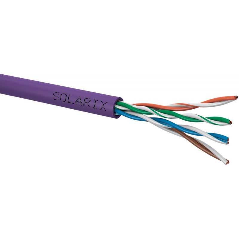SOLARIX Cabo de rede Cat5e U/UTP, 500 m, LSZH