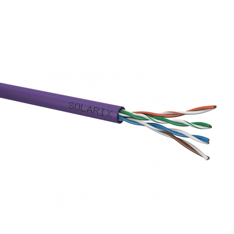 SOLARIX Cabo de rede Cat5e U/UTP, 500 m, LSZH