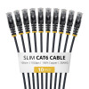 StarTech.com cabo de rede Slim Cat6 U/UTP RJ45, 1 m, preto, pack de 10