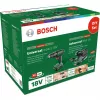 Bosch DIY conjunto UniversalImpact 18V + AdvancedOrbit 18V, 2x bateria Li-Ion 2,0Ah, aparafusadora de impacto com bateria + lixadora excêntrica com bateria, verde (06039D410A)