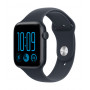 Apple Watch SE 3 GPS 44 mm caixa de alumínio meia-noite com bracelete desportiva azul – S/M