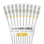 StarTech.com cabo de rede Slim Cat6 U/UTP RJ45, 0,5 m, cinzento, pack de 10