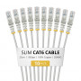 StarTech.com cabo de rede Slim Cat6 U/UTP RJ45, 0,25 m, cinzento, pack de 10