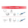 Equip cabo de rede Cat6 S/FTP RJ45, 25 m, azul, LSZH