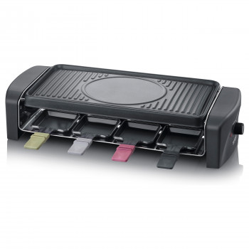 Grelhador de raclette Severin (RG 9646), preto, 1400 W