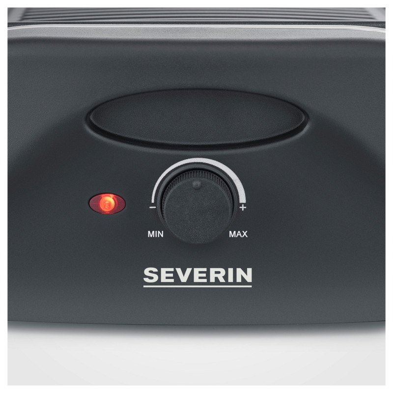 Grelhador de raclette Severin (RG 9646), preto, 1400 W
