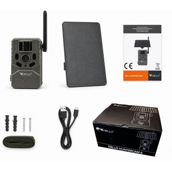Câmara de caça Orllo Huntercam 6 SIM 4G com painel solar