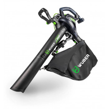 Soprador de folhas elétrico com triturador Wuber W43422, 3000 W, 15:1