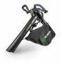 Soprador de folhas elétrico com triturador Wuber W43422, 3000 W, 15:1