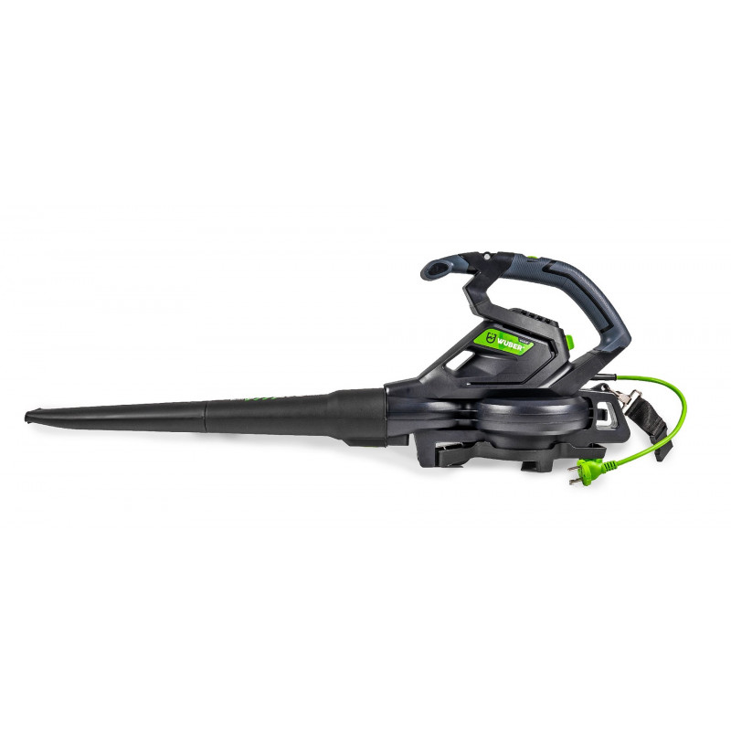 Soprador de folhas elétrico com triturador Wuber W43422, 3000 W, 15:1