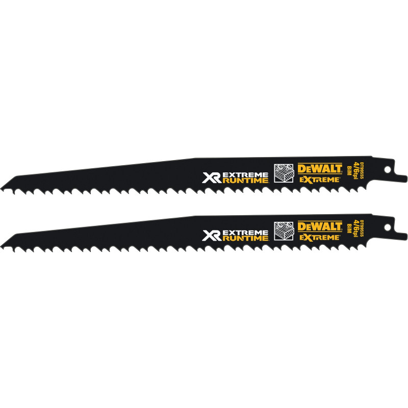 Conjunto de lâminas de serra sabre DeWalt Extreme Runtime DT99550-QZ, 13 peças, 152-230 mm