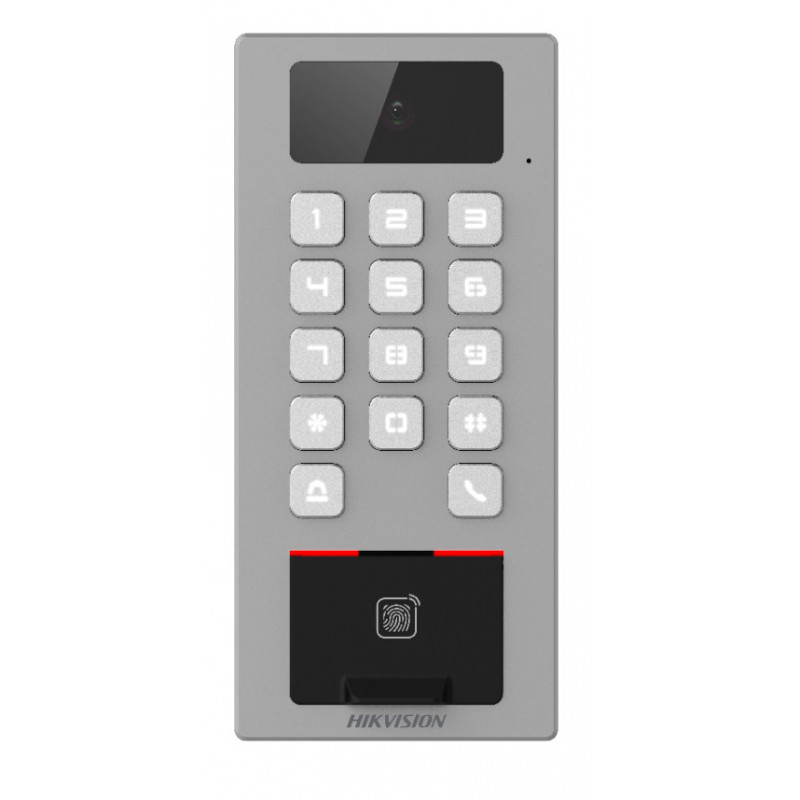 Terminal de controlo de acessos Hikvision DS-K1T502DBFWX-C