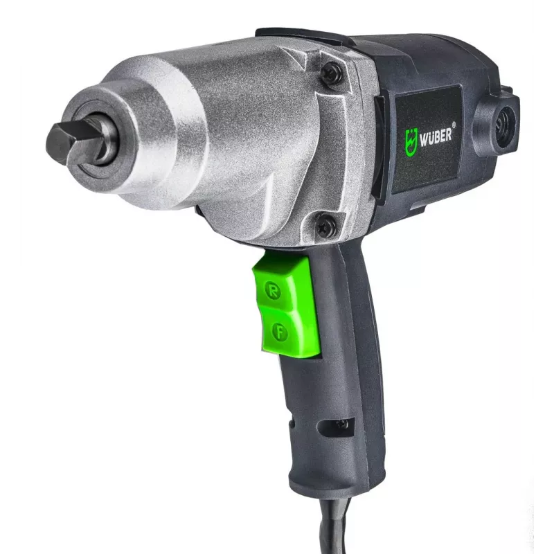 Chave de impacto elétrica Wuber W33250, 800 Nm, 1/2 polegadas, com mala