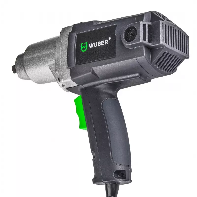 Chave de impacto elétrica Wuber W33250, 800 Nm, 1/2 polegadas, com mala
