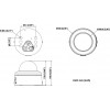 Câmara IP dome Hikvision DS-2CD2746G3-IPTRZSY 4 MP, 2,8-12 mm, preta