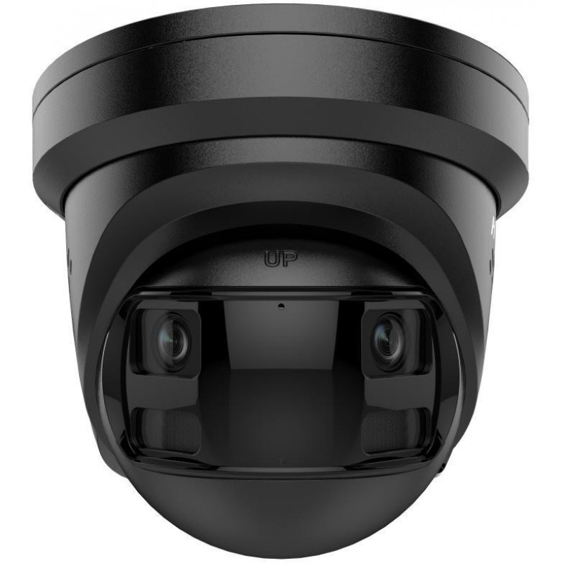 Câmara IP dome panorâmica Hikvision DS-2CD2383G2P-LISU/SL 8 MP, 180°, preta