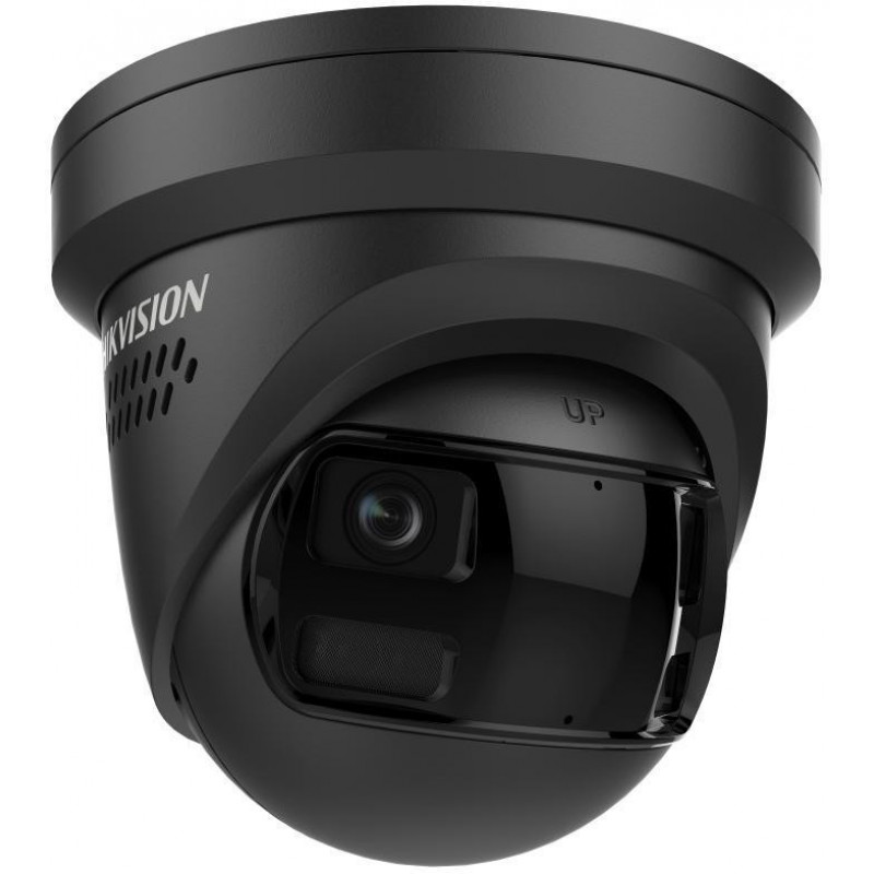 Câmara IP dome panorâmica Hikvision DS-2CD2383G2P-LISU/SL 8 MP, 180°, preta