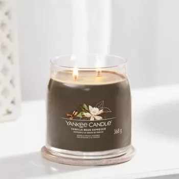 Vela perfumada média Yankee Candle Vanilla Bean Espresso (1701388E)