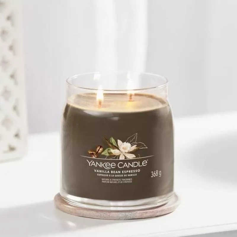 Vela perfumada média Yankee Candle Vanilla Bean Espresso (1701388E)
