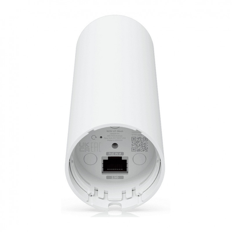 Ponto de acesso wireless Ubiquiti U7 Mesh 5000 Mbit/s Wi-Fi 7, PoE, branco