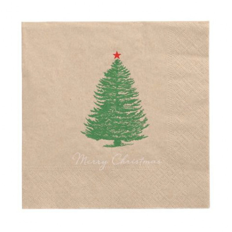 Guardanapos PAPSTAR Christmastree com estrela 20 unid. (89775)