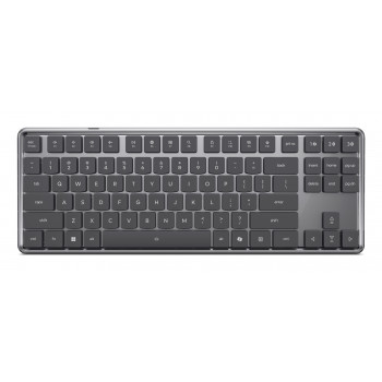 Teclado mecânico sem fios multímodo Lenovo 8000, layout alemão, cinzento