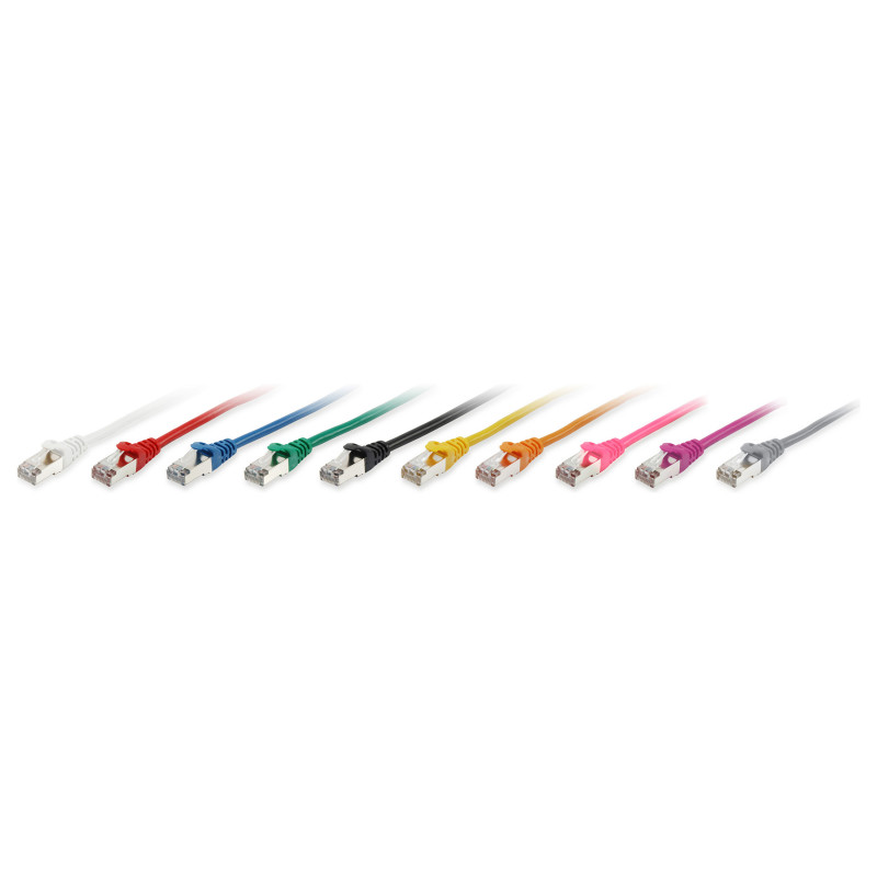 Equip Cabo de rede Cat6a S/FTP RJ45, 35 m, Cinzento, LSZH