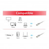 Equip Cabo de rede Cat6a S/FTP RJ45, 35 m, Cinzento, LSZH