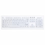 Active Key AK-C8100 Teclado higiénico sem fios, selado, Layout suíço (QWERTZ), Branco