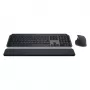 Logitech MX Keys S Combo Conjunto de teclado e rato sem fios, Layout italiano, Grafite