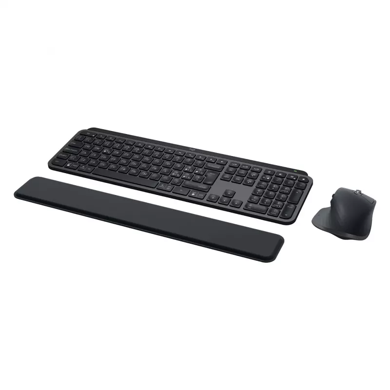 Logitech MX Keys S Combo Conjunto de teclado e rato sem fios, Layout italiano, Grafite