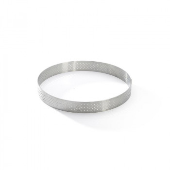 De Buyer Anel redondo perfurado para tarte de aço inoxidável, 12,5 cm (3099.05)