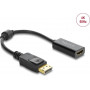 Delock Adaptador DisplayPort 1.4 ativo para HDMI, 4K 60 Hz, HDR