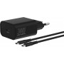 4smarts VoltPlug PD 30W Carregador de parede, 1x USB-C, com cabo USB-C 1,5 m, Preto