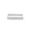 De Buyer Forma quadrada perfurada para tarte de aço inoxidável, 7 cm (3099.19)
