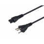 Equip Cabo de alimentação Swiss T12 para IEC C5, 3 m, Preto, PVC