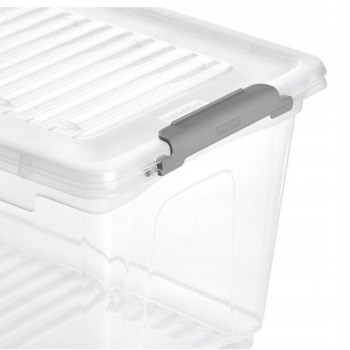 keeeper Leonie caixa com tampa e clipe, 5,4 L, transparente (1115700100000)