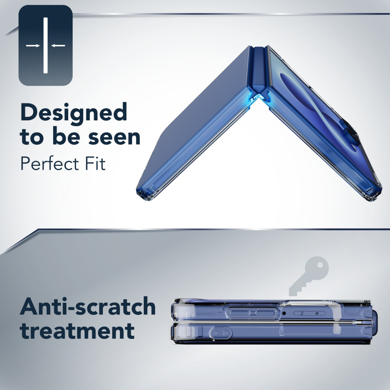 Cellularline Impact Clear capa para Samsung Z Flip 8
