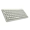 Cherry Slim Line G84-4100 teclado compacto, PS/2 + USB, 83 teclas, layout alemão (QWERTZ), cinzento-claro